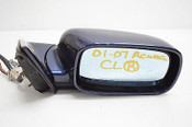 01 02 03 ACURA CL 2DR RIGHT PASSENGER SIDE VIEW MIRROR BLUE
