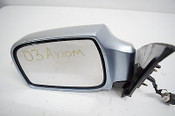 02 03 ISUZU AXIOM LEFT DRIVER MIRROR POWDER BLUE