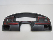 92 93 94 95 96 FORD F150 F250 F350 BRONCO DASH SPEEDOMETER BEZEL WOODGRAIN