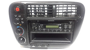 99 00  HONDA CIVIC CLIMATE CONTROL RADIO DASH BEZEL CD PLAYER RADIO