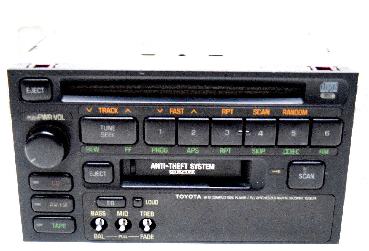 92 93 94 95 TOYOTA CAMRY RADIO CD PLAYER MISSING KNOBS