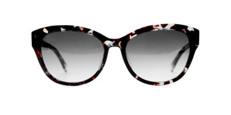 C1 Dark Brown/Mint Havana  w/ Gray Gradient CR39 Lenses