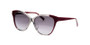 C2 Maroon and Crystal Clear w/ Gray Gradient CR39 Lenses