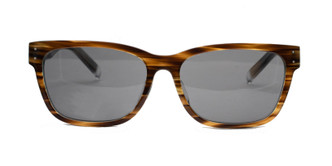 C2 Brown Woodgrain/Light Blue Marble w/ Solid Gray CR39 Lenses