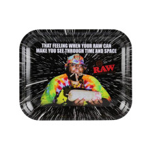 Raw Time and Space Large Rolling Tray