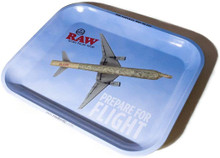 Raw Airplane Metal Rolling Tray (large)