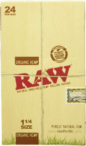 Raw Rolling Paper 1 1/4 Organic (24ct)