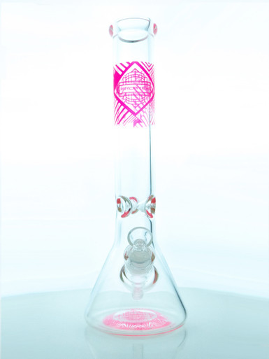 Arcatek Glass - Arcatek Beaker Base 15″ Pink