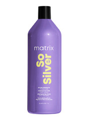 Matrix Total Results So Silver Color Depositing Purple Shampoo for Blonde and Silver Hair 33.8 oz