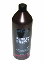 Redken Brews 3-in-1 Shampoo, Conditioner & Body Wash 33.8oz 