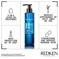 Redken Extreme Play Safe 3-in-1 Leave-In Treatment for Damaged Hair 6.8oz