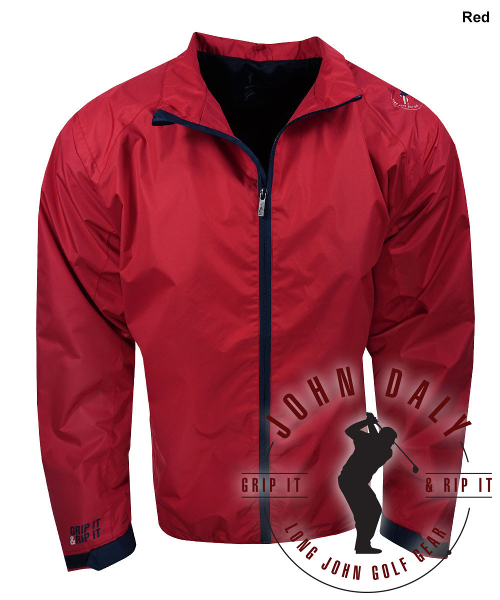 John Daly Full Zip Rain Jacket - JohnDaly.com