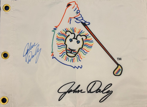 Autographed Pin Flag 