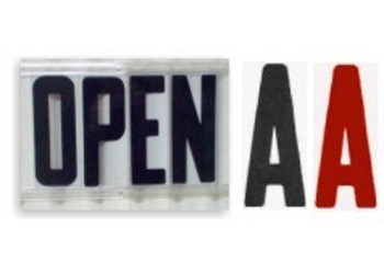 8 Inch Portable Sign Letters Box Of 300 Pvc Sign Parts