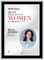 AZ Business  magazine 2021 Most Influential Women Wood Frame Plaque Style A - Black with Silver Trim with photo
Size is 11" x 15.75"
Please state the name of Most Influential Women in the Comment Box at check-out