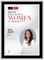 AZRE  magazine 2021 Most Influential Women Wood Frame Plaque Style A - Black with Silver Trim with photo
Size is 11" x 15.75"
Please state the name of Most Influential Women in the Comment Box at check-out