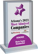 2023 MAC Acrylic Desktop Style F Plaque with Honoree Name