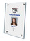 Style E People to Know 2024 (PTK) plaque - Acrylic Stand-Off Wall Plaque.  This plaque comes with or without an image.  Please indicate when placing an order if you would like a plaque with image (same image as in the magazine) or without an image (words only).  You may also contact Sara Fregapane at 602-277-6045 if you have questions.