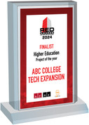 2024 RED Awards Finalist - Style F Acrylic Desktop plaque