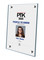 Style E People to Know 2025 (PTK) plaque - Acrylic Stand-Off Wall Plaque.  This plaque comes with or without an image.  Please indicate when placing an order if you would like a plaque with image (same image as in the magazine) or without an image (words only).  You may also contact Sara Fregapane at 602-277-6045 if you have questions.