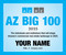2025 AZRE  AZ Big 100 Digital Emblem is the perfect component to your email signature line, LinkedIn profile and/or your company website.  Emblem comes with your name, title and company name.   If  you prefer anything else on the digital emblem, contact Sara Fregapane @ (602)424-8838.