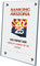 Style D image on Acrylic Wall Stand-off Style E plaque with no plate.  Plaque includes: Company Name, Specific # Ranked or Ranked Top Ten and Category name.  If customization is preferred,  please include three lines of text in the general instructions/ comment box or contact Sara Fregapane at (602) 277-6045. 