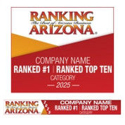 2025 Ranking Arizona Square Emblem OR Banner