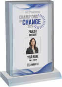 2025 - Champions of Change FINALIST Plaque - Style F Acrylic Desktop
