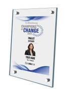 2025 Champions of Change FINALIST Plaque - Style E Acrylic Stand-off 