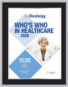 2026 Who's Who In Healthcare - Style D Black with silver trim