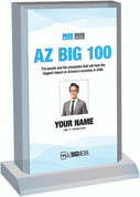 2026 AzBusiness/ AZRE - AZ Big 100 Style F - Acrylic Desktop Plaque 