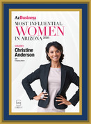 2026 AZ Business / AZRE magazine - Most Influential Women Wood Plaque - Style D