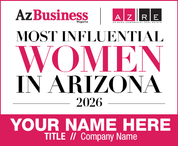 2026 Most Influential Women - Customized Digital Emblem - Screen Resolution