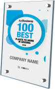 2026 - 100 Best Places to Work in AZ Plaque - Style E Acrylic Stand-off 