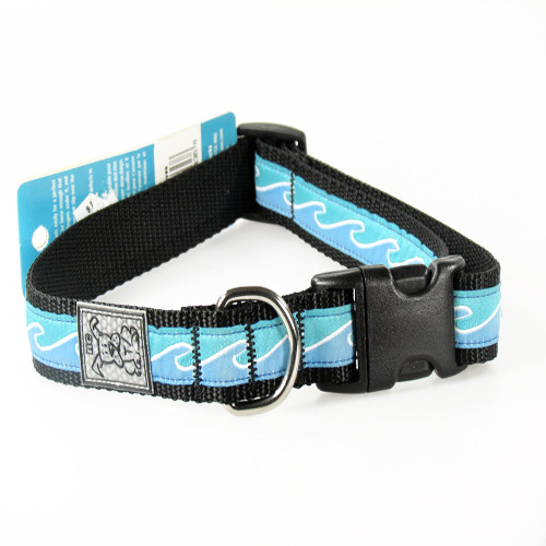 Rc Pet Products Clip Collar -"Blue Waves"