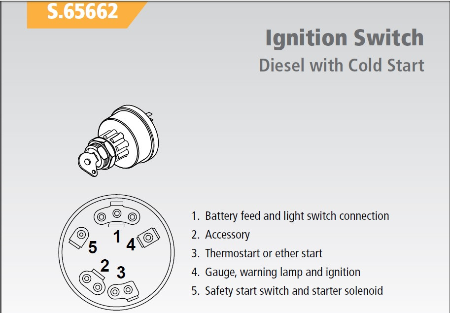 Ignition Key Switch Wiring Diagram