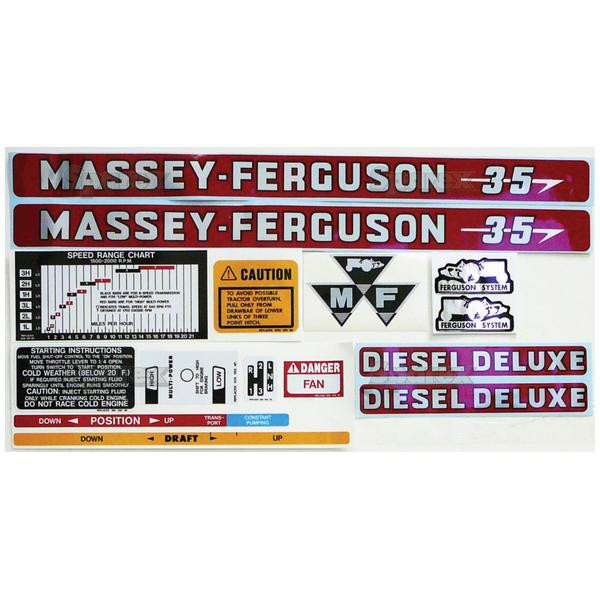 massey ferguson 35 decal placement massey ferguson 35 decal placement