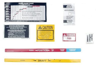 Massey-Ferguson 35/50/65 Tractor Add-On Decal Kit