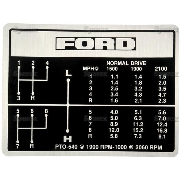 40 Speed Shift Pattern Decal Ford 404040 Srs Tractor Classy 15 Speed Shift Pattern 40 Speed Shift Pattern Decal Ford 404040 Srs Tractor Classy 15 Speed Shift Pattern