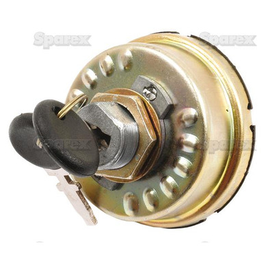 White/Oliver Tractor Ignition/Light Switch - Front