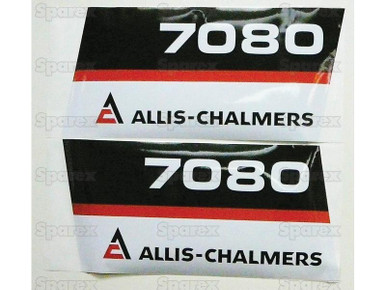 Allis-Chalmers AC 7080 Tractor Decal Kit