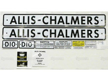 Allis-Chalmers AC D10 Tractor Decal Kit