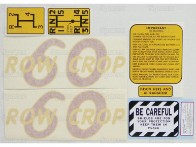 Oliver 60 Row Crop Tractor Complete Decal Kit