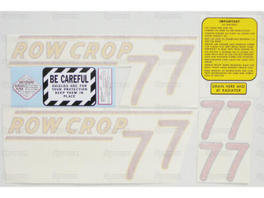 Oliver 77 Row Crop Tractor Complete Decal Kit