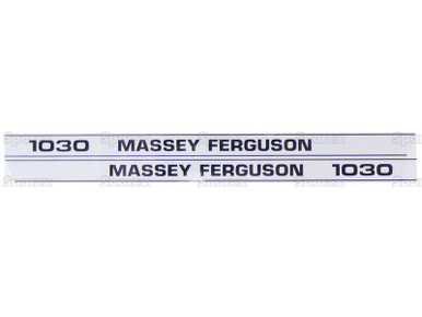 Massey-Ferguson MF 1030 Tractor Hood Decal Kit