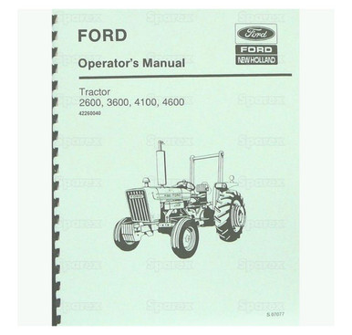 Ford 2600 3600 4100 4600 Tractor Operator's Manual