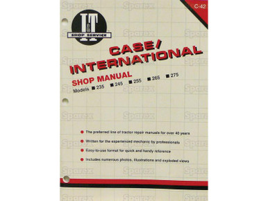 I&T Shop Manual for Case IH International 235 245 255 265 275 Compact Tractor