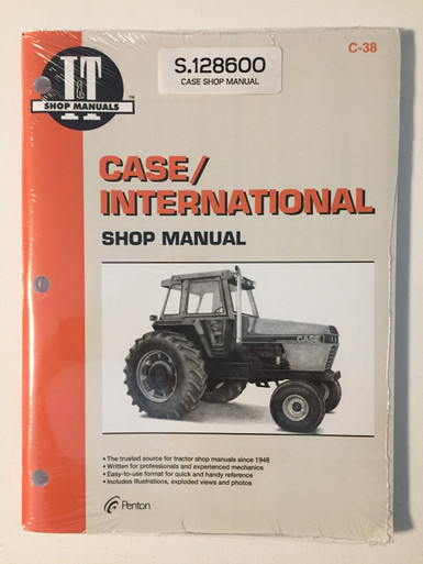 I&T Shop Manual C38 for Case 1896 2096 tractors