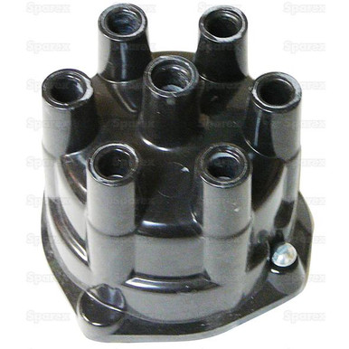 Oliver 6 cyl tractor distributor cap w/ screw mount
