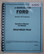 Ford 5610 6610  7610 '81-85 Tractor Operator's Manual